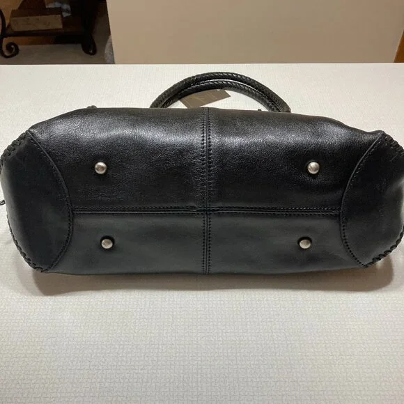 Patricia Nash Black Leather Shoulder Bag - Picture 5 of 16